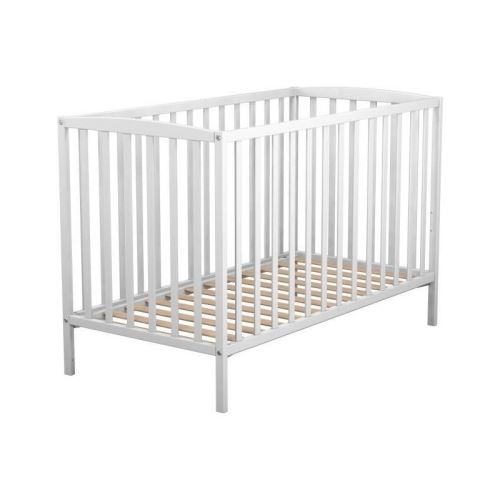 AT4 Lit Bébé a Barreaux Blanc 60x120 cm