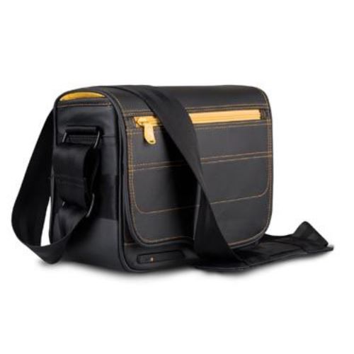 Sac bandoulière pour Appareil Photo LE reporter Scout be.ez Noir / Jaune