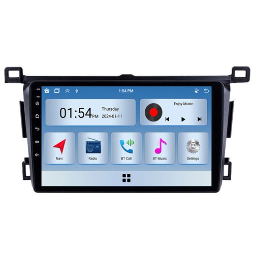 Radio GPS Voiture RoverOne® Écran Tactile CarPlay 2 Din pour Toyota RAV4 4 XA40 5 XA50 2012-2018 6Go RAM 128Go ROM