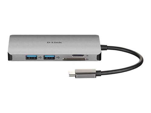 D-Link DUB-M810 - Station d'accueil - USB-C / Thunderbolt 3 - HDMI - GigE
