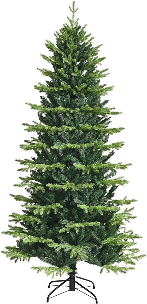 Sapin de Noël Artificiel 180 cm 1462 Rameaux en PE et PVC Ignifugés