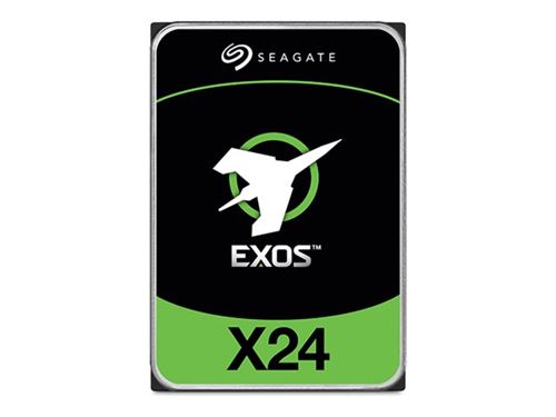 Seagate Exos X24 ST16000NM002H - Disque dur - Enterprise - 16 To - interne - 3.5 - SATA 6Gb/s - 7200 tours/min - mémoire tampon : 512 Mo