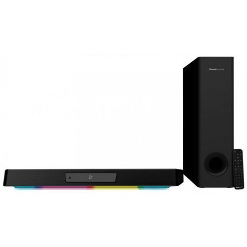 Non Communiqué Noir, Noir Creative Sound Blaster Katana V2x - Système De Barre Audio - Pour Pc - Canal 2.1 - Sans Fil - Bluetooth - Contrôlé Par Application - Usb - 90 Watt (Totale) - Noir