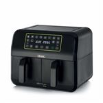 Ariete 4623 Airy Fryer Friteuse à air double avec double panier 1700 W 8 L Multifonction Noir