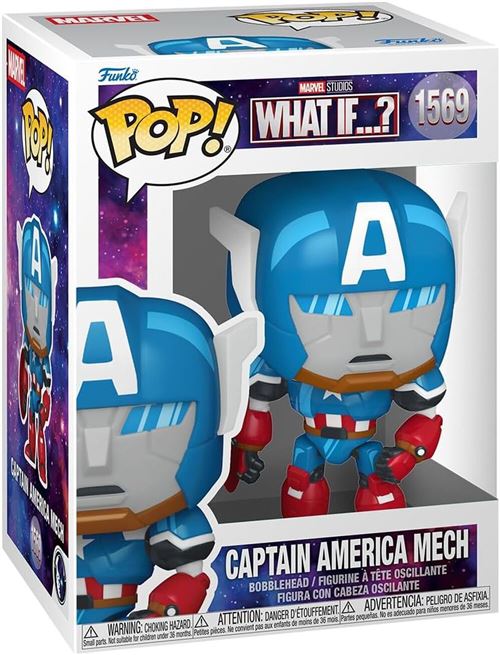 Funko What If...? - Figurine Pop! Captain America 9 Cm - Image 2