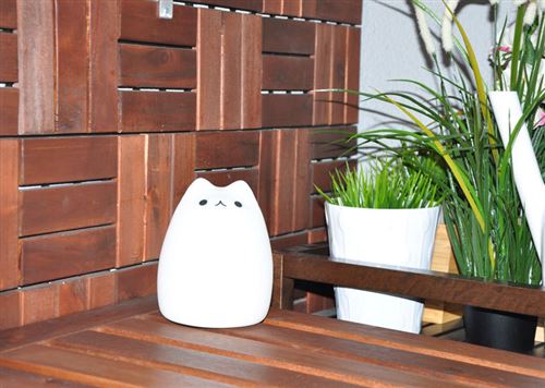 CHENYAO (DJ0006) Portable LED Enfants Veilleuse blanc chaud et 7 couleurs USB rechargeable d'éclairage