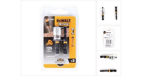 Non Communiqué Dewalt Dt 70538 T Set De 2 Embouts De Tournevis T25 50Mm + 1 X Embout Magnétique