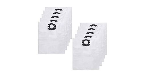 Rediboom lot de 10 sacs filtrants de rechange pour aspirateur karcher mv4 mv5 mv6 wd4 wd5 wd6 wet & dry