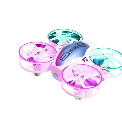 GENERIQUE - Drone Y3 UFO - Quadricoptère Télécommandé avec Éclairage LED - Orange - Image 2
