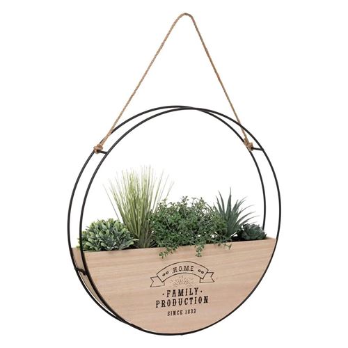 Non Communiqué Marron Atmosphera Créateur D'intérieur - Décoration Murale À Suspendre "Plante" 44Cm Naturel