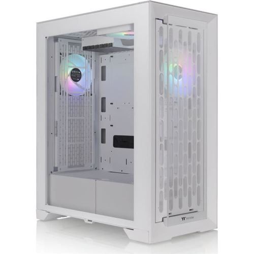Boîtier Pc - Thermaltake - Cte T500 Tg Argb Snow (Blanc) - Grande Tour - Format E-Atx