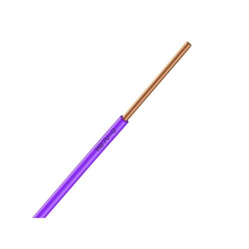 Nexans 01225012 Bobine De Fil Electrique 1,5mm Violet Long 100m [ H07v U Passeo 1 ]. Nexans.