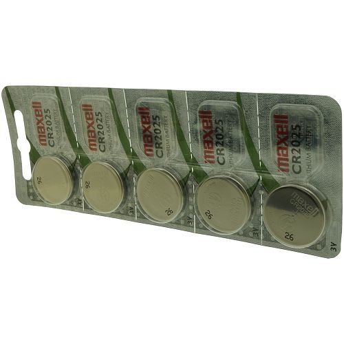 Pack de 5 piles maxell compatible avec MAXELL CR2025 - Otech