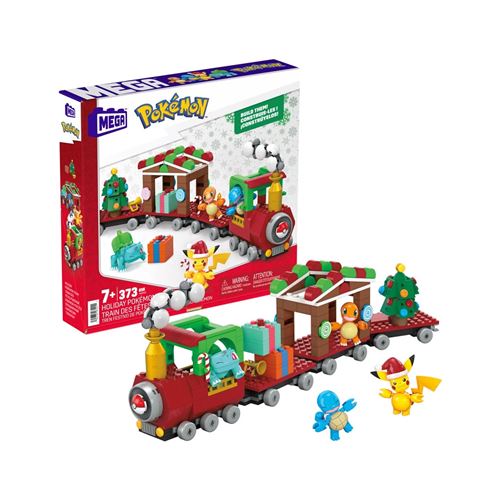 Mattel Jeu De Construction Pokémon Mega Construx Train Des Fêtes - Image 2