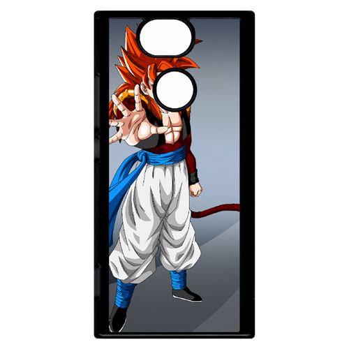 Coque My-Kase pour Xperia XA2 - dragon ball gt gogeta super saiyan 4 - Plastique Noir