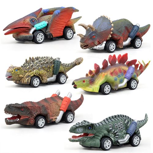 Dinosaure Jouet VORMOR Voiture de Dinosaure pour Enfants - 6 Packs