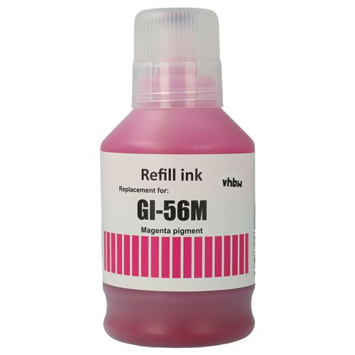 vhbw Encre de recharge remplacement pour Canon 4431C001, GI-56M imprimante