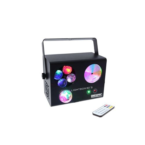 POWER LIGHTING LIGHTBOX 80S - Effet lighting combiné