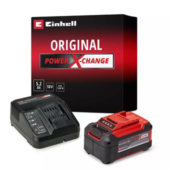 Einhell Kit de démarrage PXC 5,2 Ah - Batterie 18V - 5,2Ah - lithium-ion - chargeur rapide - 1