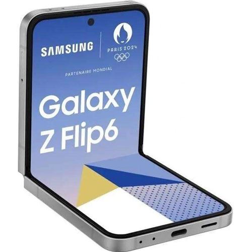 Smartphone Samsung galaxy z flip6 gris 6.7 pouces RAM 12 Go 256 Go
