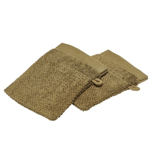 Today - Lot de 2 gants de toilette - 100%