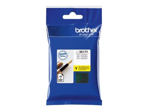 Brother LC3617Y - Jaune - original - cartouche d'encre - pour Brother MFC-J2330DW, MFC-J3530DW, MFC-J3930DW
