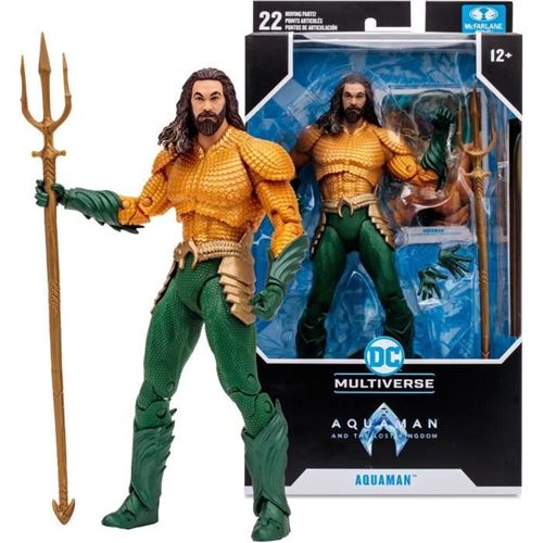 Figurine - Film DC Aquaman 2 - Costume de Héros Aquaman - 18 cm