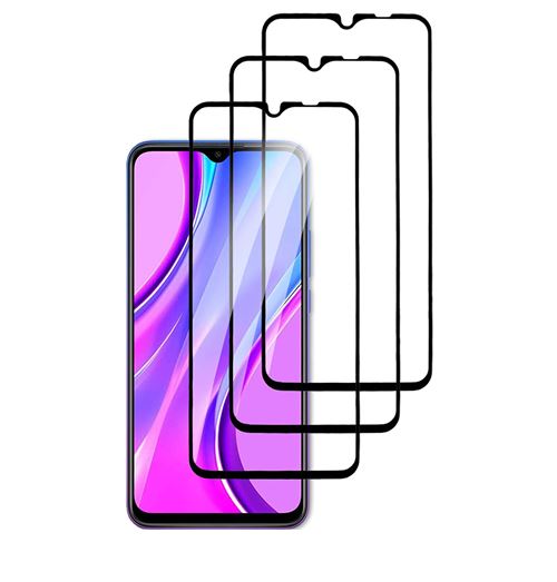 [Pack De 3] Film Vitre En Verre Trempé Pour Xiaomi Redmi 9 Protection Ecran Intégrale Ultra Résistant Transparent Dureté 9H Sans Bulles Lot De 3 Top4Pc®