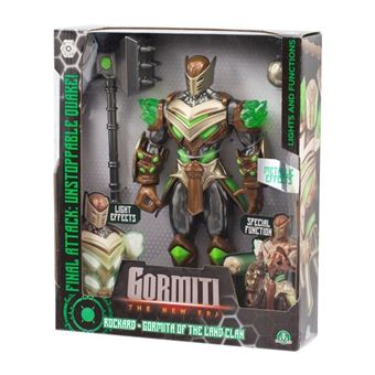 GORMITI THE NEW ERA Figurine De 15 Cm Du Méchant Skavs, Armure à Enlever Et Mettre, Couleurs Vives Et Finitions Métalliques, 9 Points D'articulation, Célèbre (GRV21200