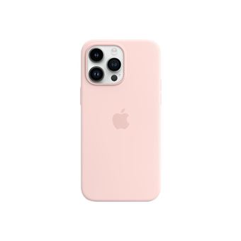 Apple - Coque de protection pour téléphone portable - avec MagSafe - silicone - rose craie - pour iPhone 14 Pro Max