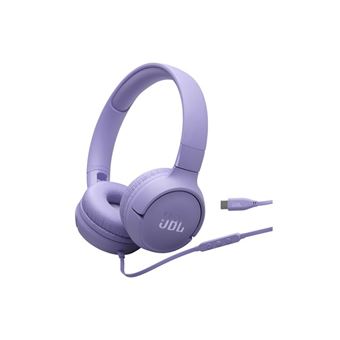 JBL TUNE 520C - Écouteurs avec micro - sur-oreille - filaire - USB-C
