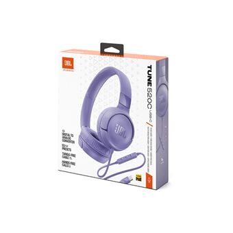 JBL TUNE 520C - Écouteurs avec micro - sur-oreille - filaire - USB-C