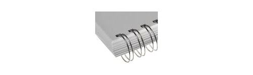 RENZ RING WIRE - 11 mm - 34 anneaux - A4 (210 x 297 mm) - argent vif - 100 unités fil de ligature