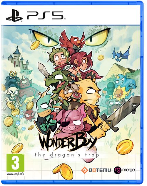 Pochette avant du jeu Wonderboy Dragon's Trap Edition Standard PS5