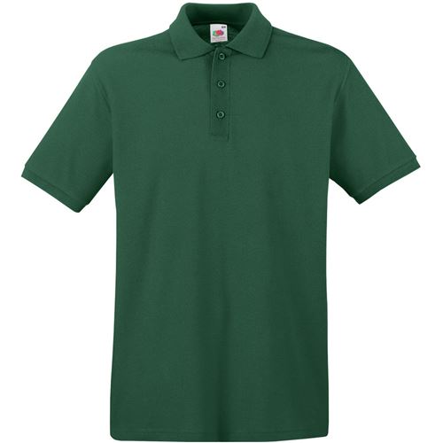 Polo à manches courtes Fruit Of The Loom pour homme (L) (Vert bouteille) - UTBC1381