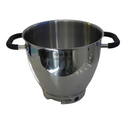Pièces Détachées Petit Électroménager Kenwood Bol Inox avec Poignées Isolantes Cooking Chef - Réf: Aw37575001