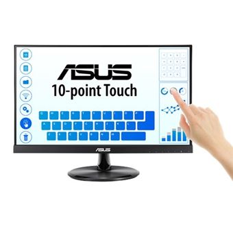ASUS VT229H - Écran LED - 21.5" - écran tactile - 1920 x 1080 Full HD (1080p) - IPS - 250 cd/m² - 1000:1 - 5 ms - HDMI, VGA - haut-parleurs - noir