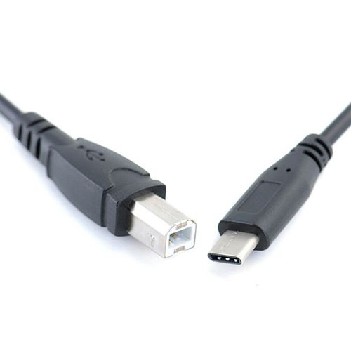 USB-C Type-c Mâle à USB B Type Mâle Câble de données Cordon Imprimante de téléphone