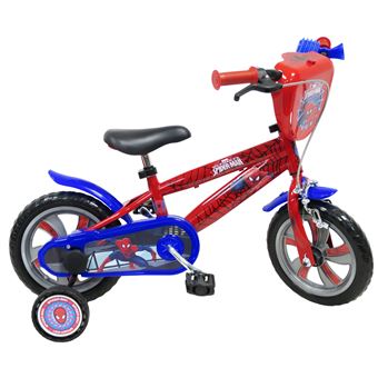 Velo Enfant Garcon Marvel Spiderman 12 Pouces Avec Stabilisateurs Velos Achat Prix Fnac