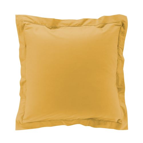 Taie d'oreiller vp 63 x 63 cm percale uni 78 fils percaline +p. bourdon Miel