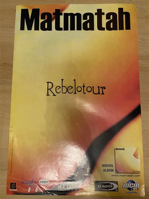 Matmatah - Rebelotour - 40x60cm - Affiche