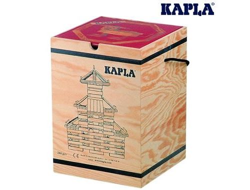Kapla Mallette 280 Planchettes Naturel+ 1 Livre D'art