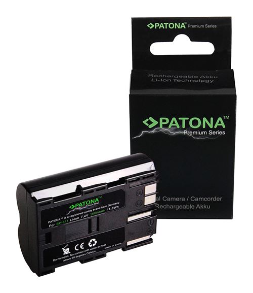 Batterie CANON BP-511 5D 40D 10D D60 PowerShot G1 G2 G6