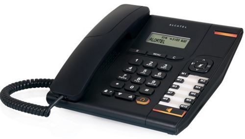 Alcatel-Lucent Temporis 580 - Téléphone filaire avec ID d'appelant - noir