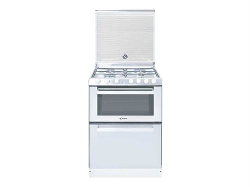Candy TRIO 9501/1W/NG - Cuisinière - pose libre - largeur : 60 cm - profondeur : 60 cm - hauteur : 87.5 cm - blanc avec lave-vaisselle