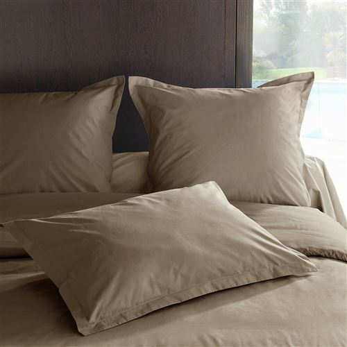 Taie d'oreiller percale Méline 2 LABELISSIM - Loutre - 50 x 70 cm