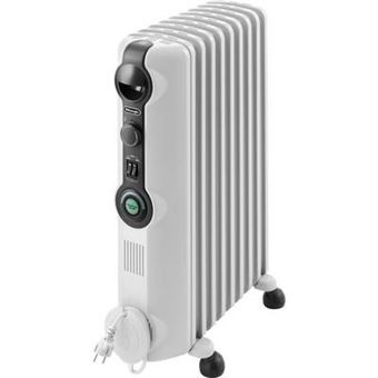 De'Longhi RadiaS TRRS 0920 C - Radiateur à huile - mobile - 2000 Watt - gris clair