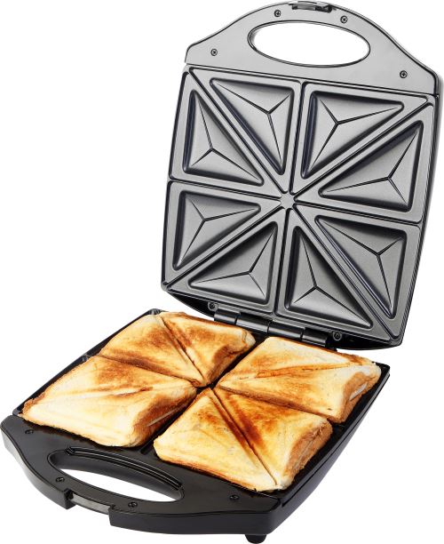 ECG S 199 Quattro - Appareil à sandwiches (pour 4 sandwiches) - 1100W