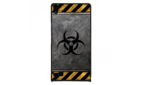 Coque rigide pour Huawei Ascend P6 avec impression Motifs radioactif