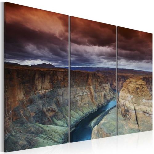 Tableau - Nuages au-dessus du Grand Canyon .Taille : 90x60